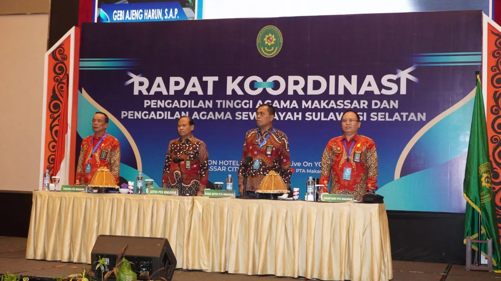 Pembukaan Rapat Koordinasi Pengadilan Tinggi Agama Makassar Dan