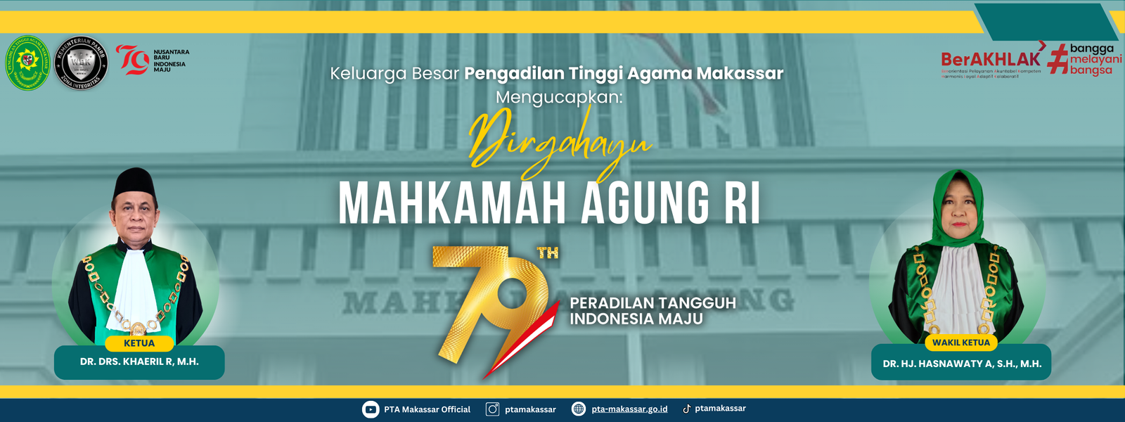 HUT Mahkamah Agung RI Ke 79