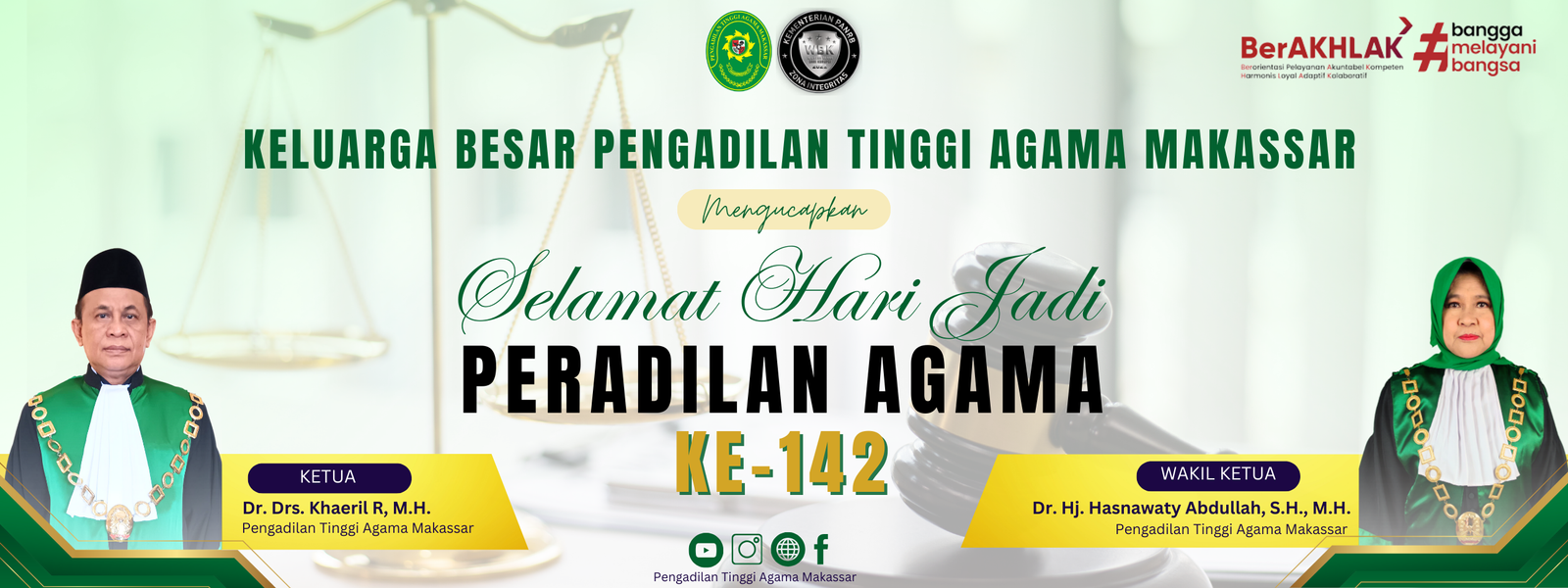 Hari Jadi Peradilan Agama Ke- 142